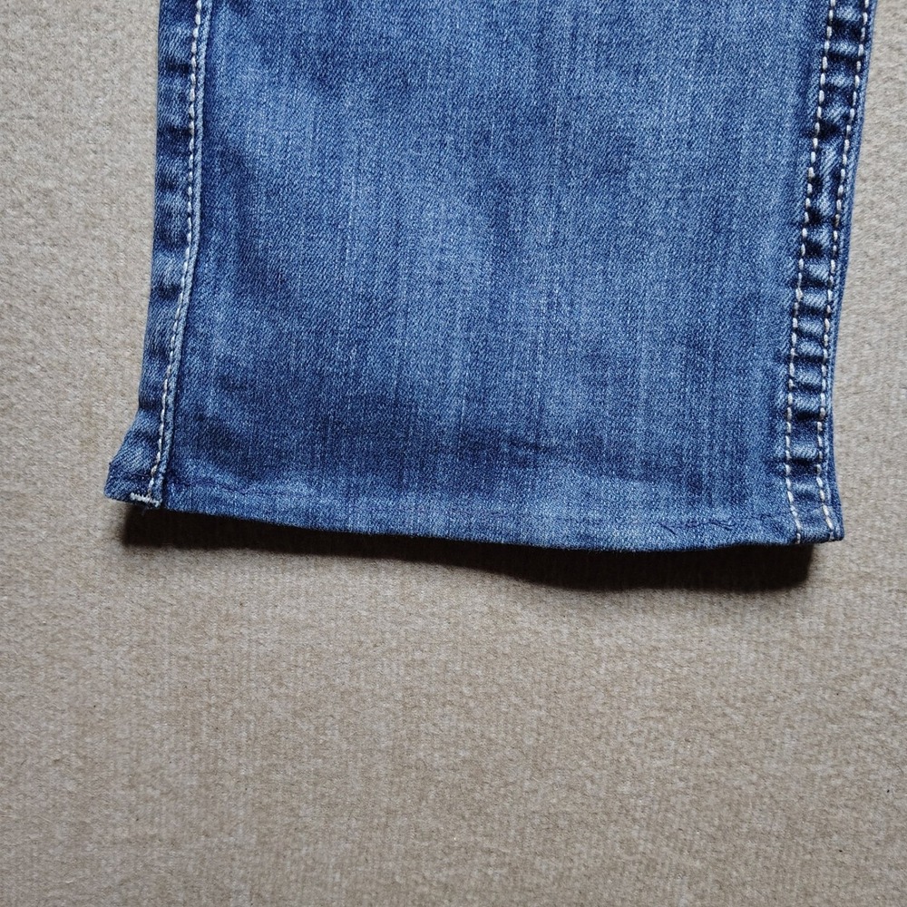 Cowgirl Tuff Co Inspire Jeans Womens 27x31 (28) Bootcut Embellished Denim Hemmed - Picture 5 of 10